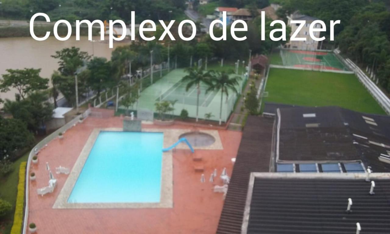 Flat Cavalinho Branco Com Piscina Aquecida 11M - 5 Min Da Praca Aparthotel Aguas de Lindoia Luaran gambar